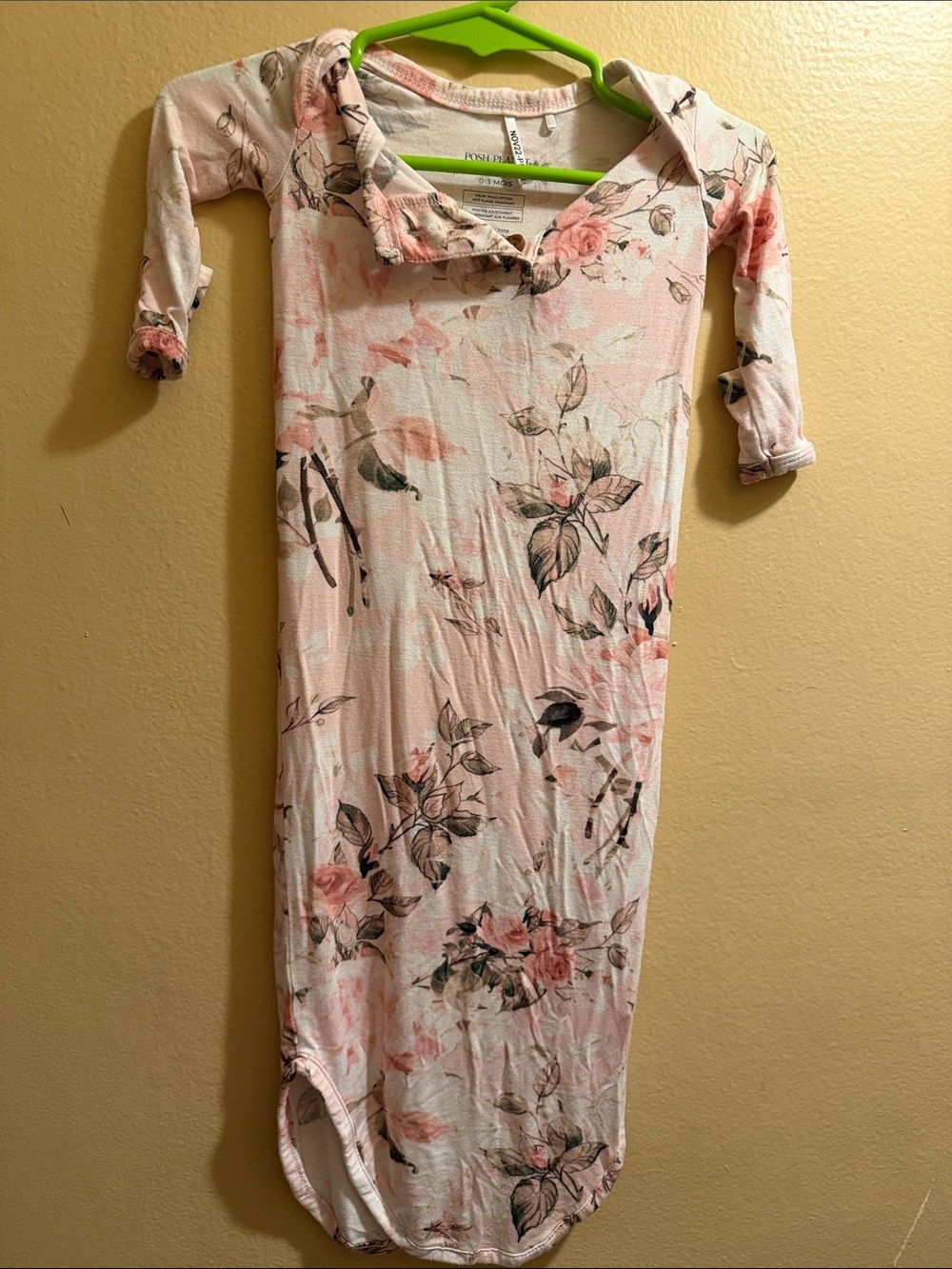 Posh Peanut Pink Floral Long Sleeve Maxi Dress